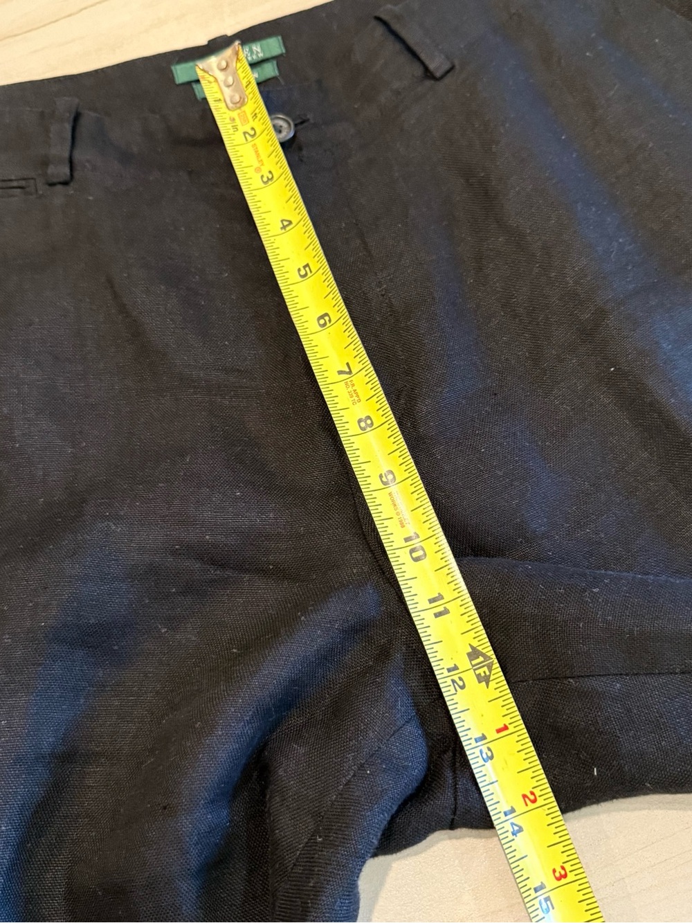Lauren Ralph Lauren 100% Linen Wide Leg Trousers Quiet Luxury Coastal Pants 16 - Picture 7 of 10